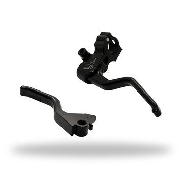 1FNGR EASY PULL CLUTCH + BRAKE LEVER COMBO | BLACK- DYNA/SOFTAIL