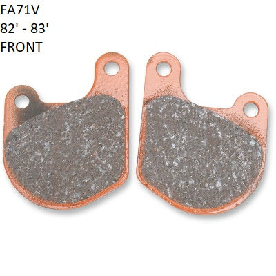 EBC H/HH SINTERED BRAKE PADS - FXR