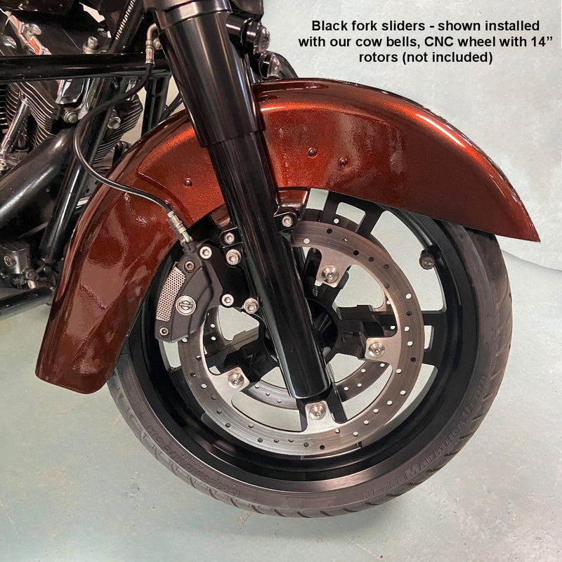 GEEZER ENGINEERING 49MM FORK CONVERSION FOR 2013 & EARLIER TOURING STYLE FENDER