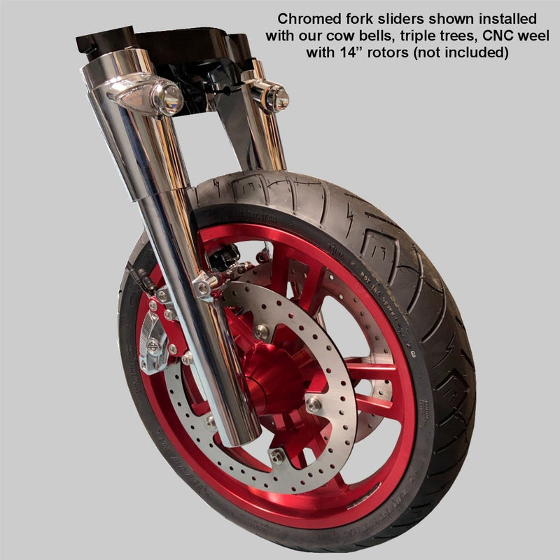 GEEZER ENGINEERING 49MM FORK CONVERSION FOR 2013 & EARLIER TOURING STYLE FENDER
