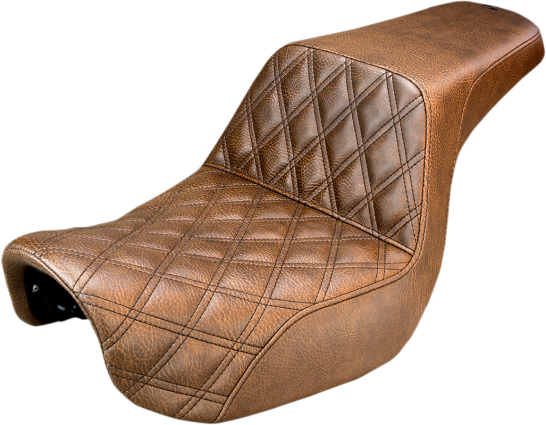 Saddlemen Step Up Seat Front Diamond (Brown) — Ramjet Racing Saddlemen Step Up Seat Front Diamond (Brown) — Ramjet Racing