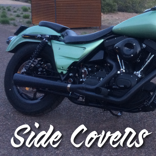 FXR DIVISION "ST" FXR SIDE COVERS W/ HARDWARE- SCALLOPED