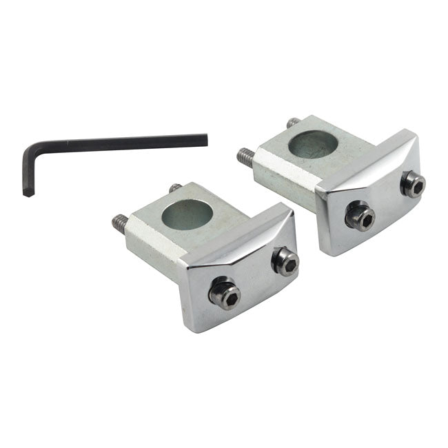 FXR AXLE ADJUSTERS - CHROME