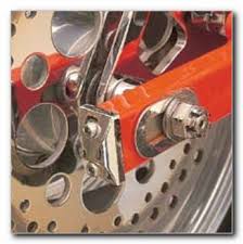FXR AXLE ADJUSTERS - CHROME