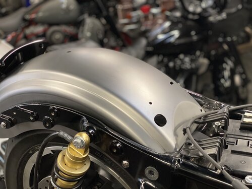 FXR DIVISION REAR SPORT FENDER 09'+ TOURING MODELS