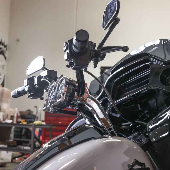 THRASHIN SUPPLY GAUGE RELOCATION MOUNT FRONT EXTENSION