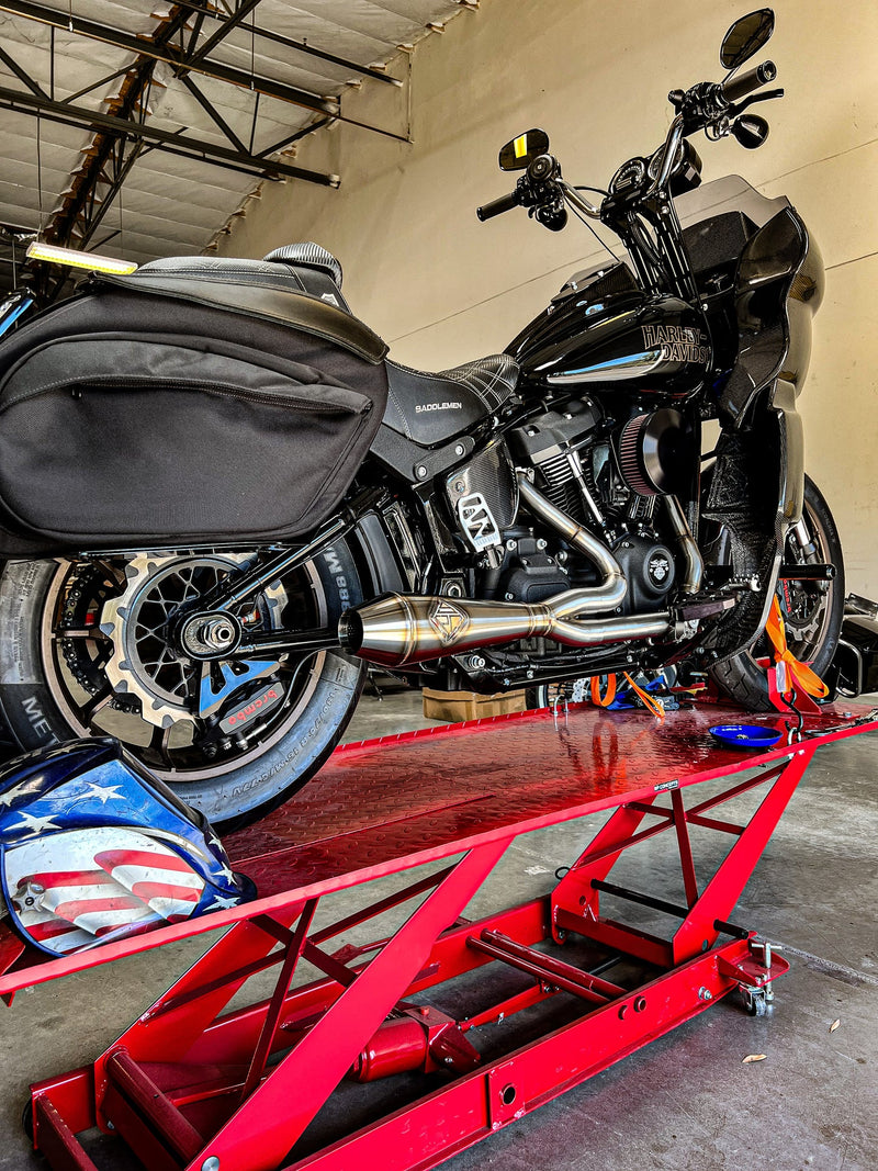 SP CONCEPTS M8 SOFTAIL EXHAUST- BIG BORE 4.5
