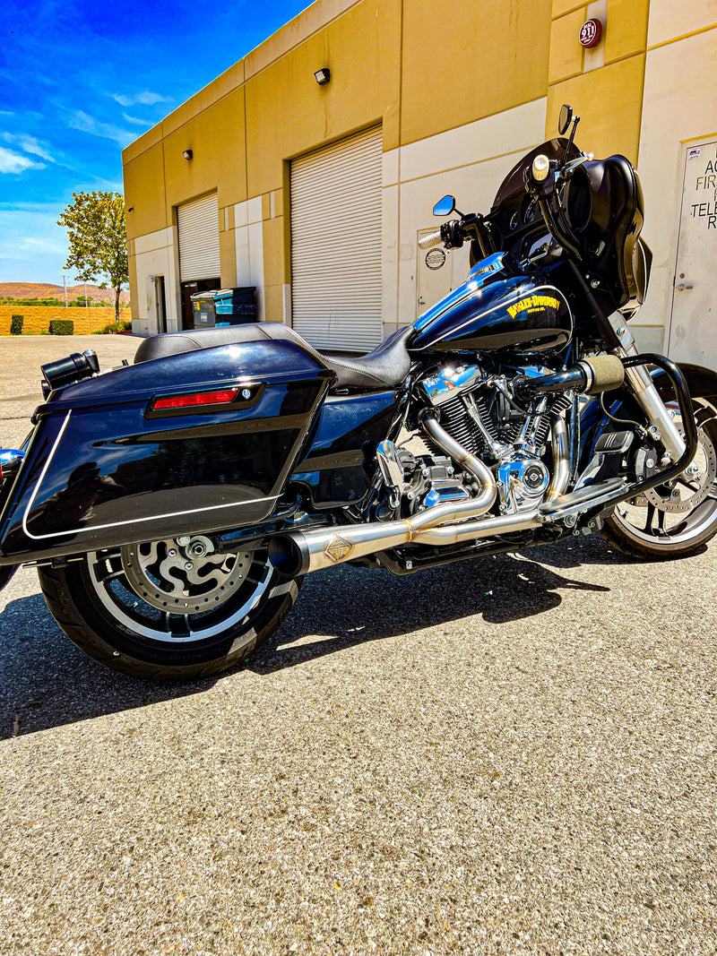 SP CONCEPTS M8 BAGGER 2017+ EXHAUST- CUTBACK
