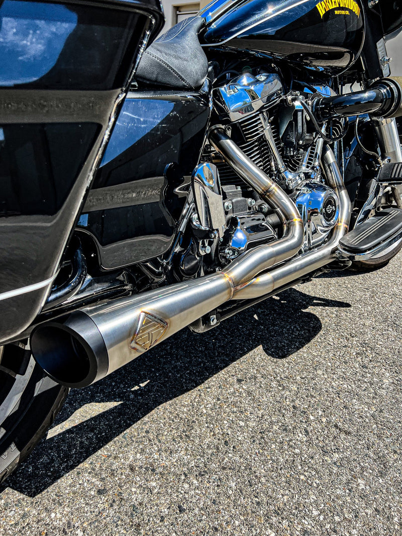 SP CONCEPTS M8 BAGGER 2017+ EXHAUST- CUTBACK