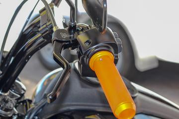 1FNGR EASY PULL CLUTCH + BRAKE LEVER COMBO | BLACK- DYNA/SOFTAIL