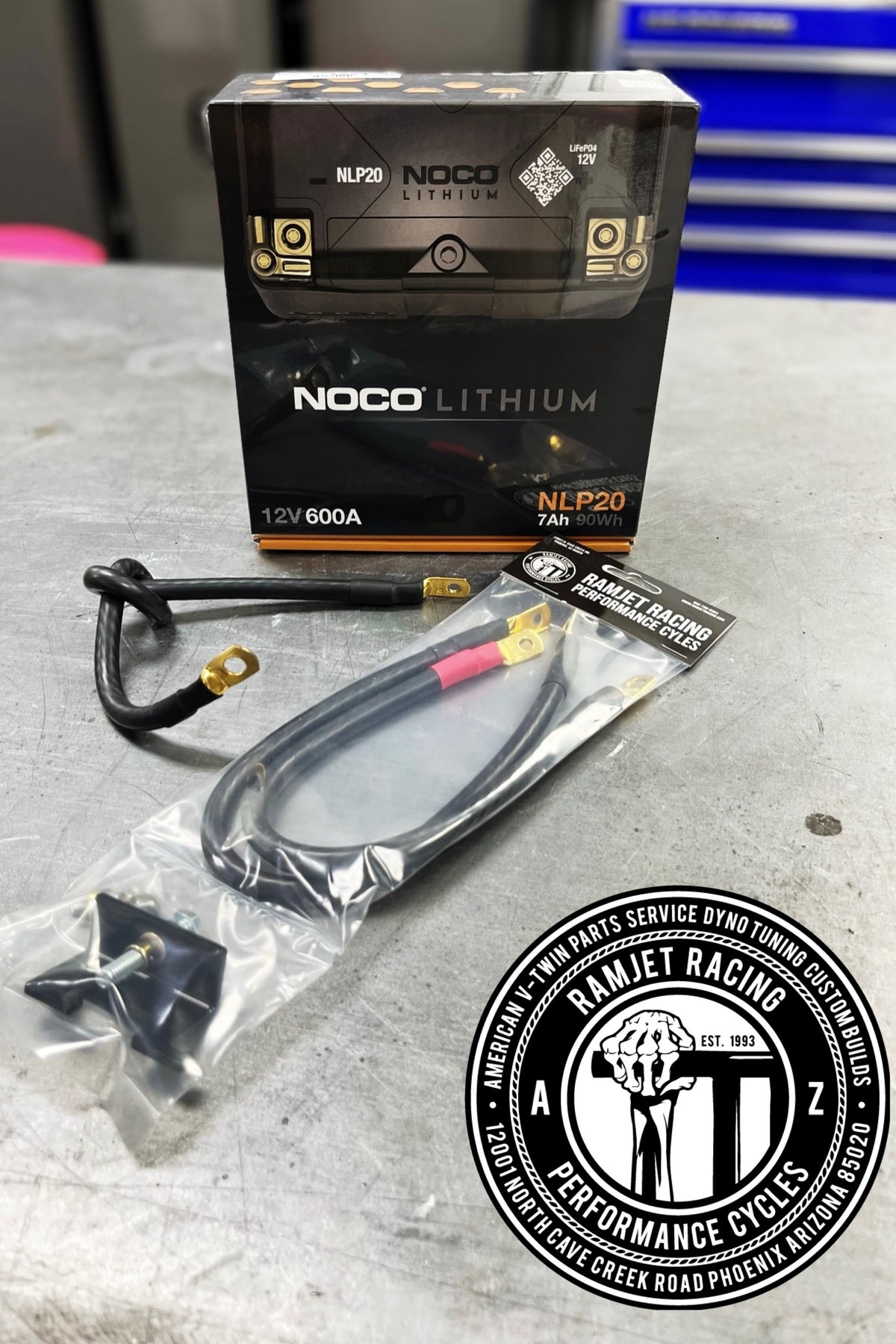 FXR BATTERY CABLE KIT (FOR NOCO OR 20L BATTERIES) — Ramjet Racing