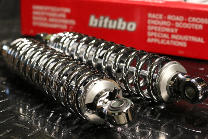 BITUBO WME SERIES BLACK OR CHROME SHOCKS- DYNA