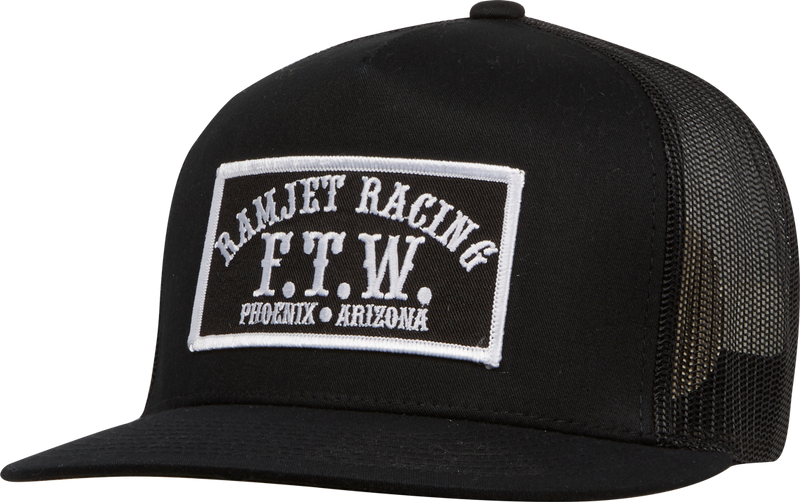 RAMJET RACING FTW TRUCKER SNAPBACK BLACK
