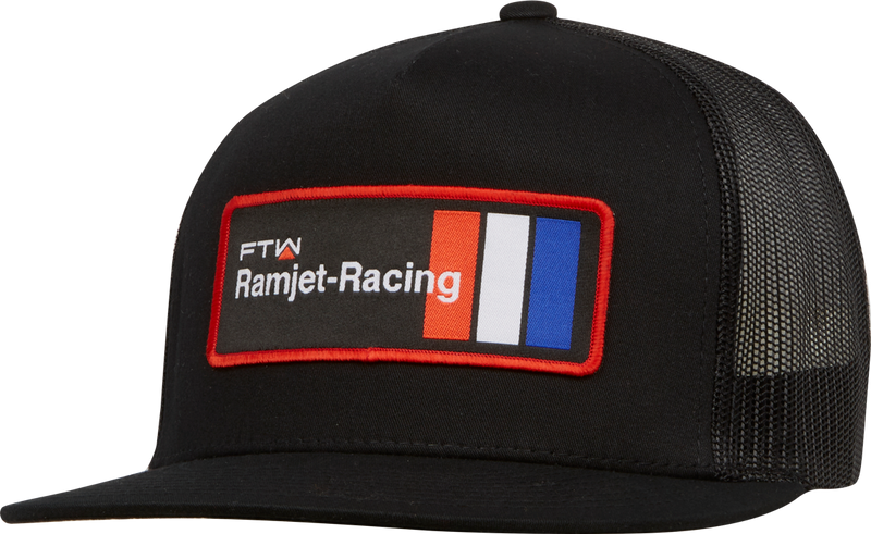 RAMJET RACING AMF TRUCKER SNAPBACK BLACK