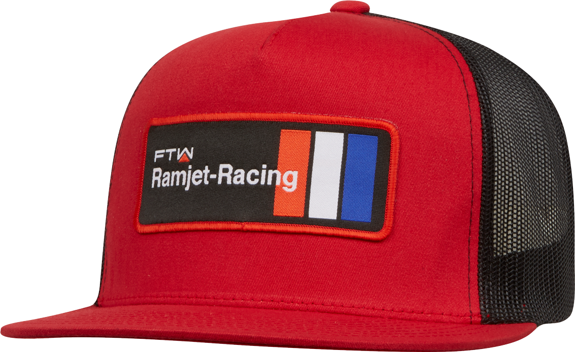RAMJET RACING AMF TRUCKER SNAPBACK RED/BLACK
