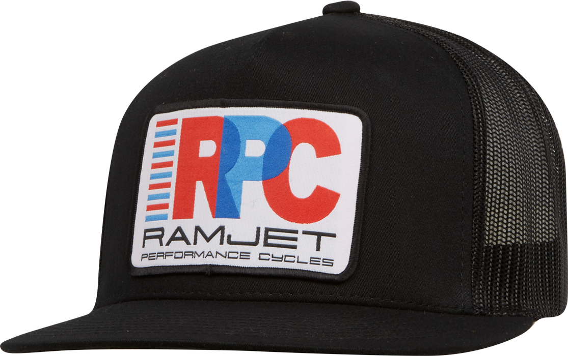 RAMJET RACING RPC (WHITE) TRUCKER SNAPBACK BLACK