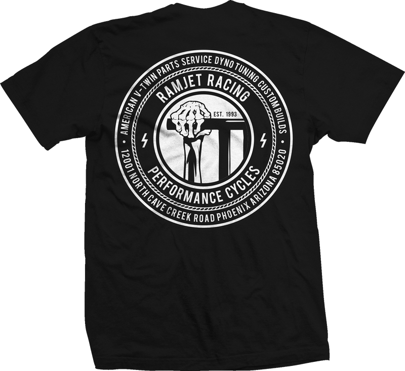 Ramjet Racing Full-Throttle Black T-Shirt