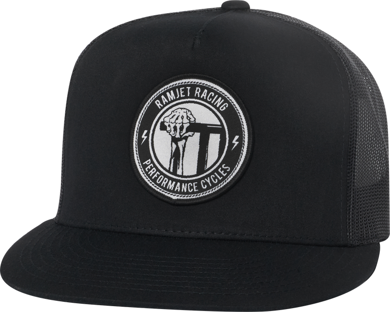RAMJET RACING FIST TUCKER SNAPBACK BLACK