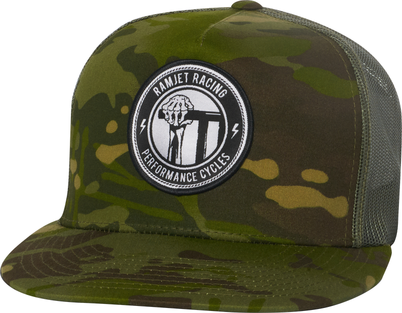 RAMJET RACING FIST TUCKER SNAPBACK CAMO