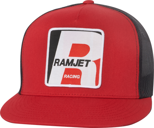 RAMJET RACING CLASSIC TRUCKER SNAPBACK RED/BLACK