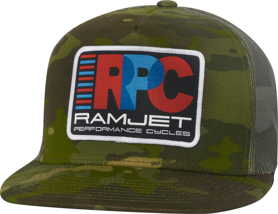 RAMJET RACING RPC (BLACK) TRUCKER SNAPBACK CAMO