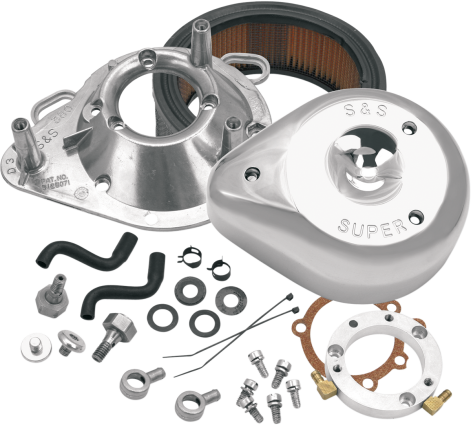 S&S TEAR DROP AIR CLEANER - CHROME
