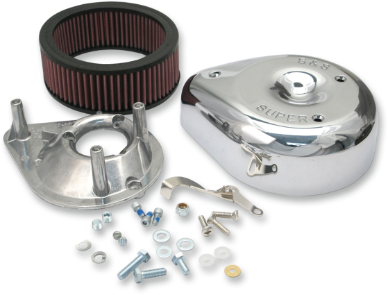 S&S TEAR DROP AIR CLEANER - CHROME