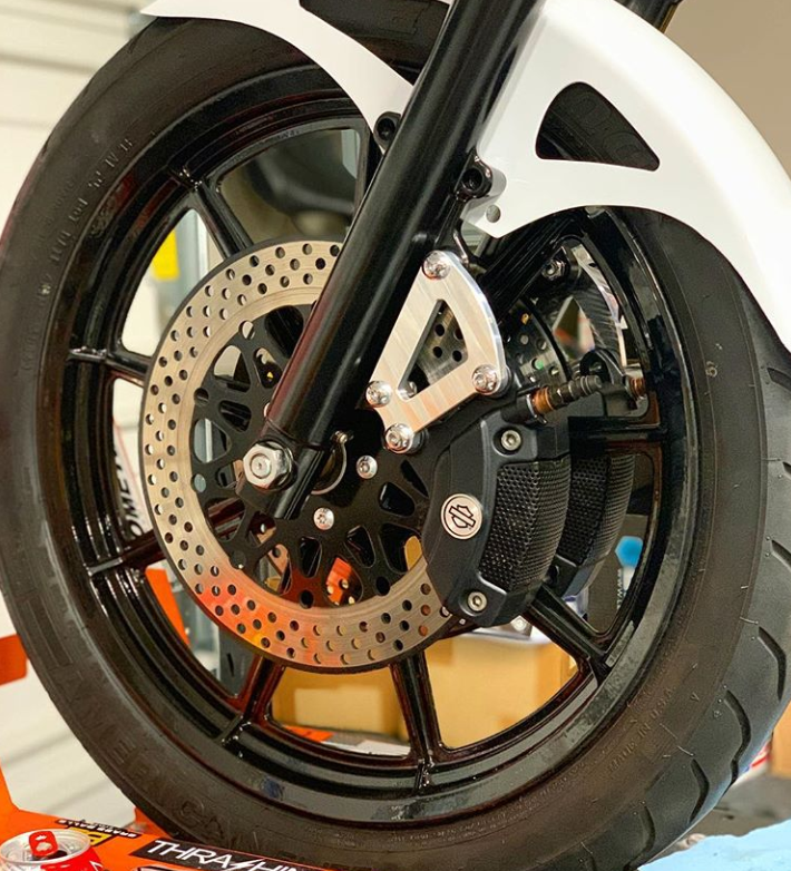 Ramjet Racing + Caliper Adapter Brackets for HD Touring BREMBOS