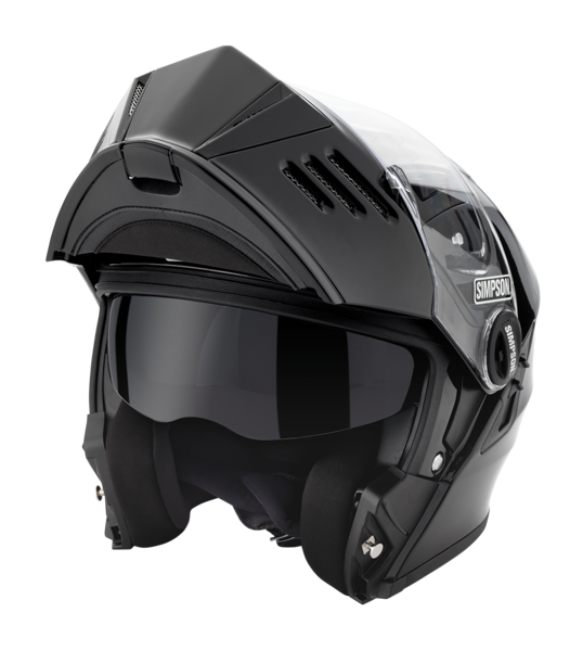 bike bandit helmet Simpson Mod Bandit Gloss Black XL Motorcycle Helmets