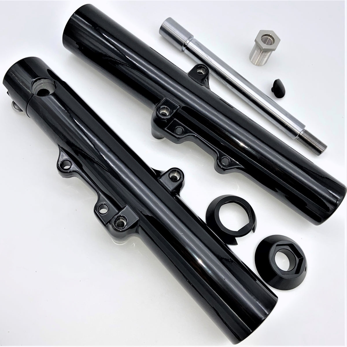 Harley Fork Slider 49mm Touring 2013 & earlier black ABS/NonABS