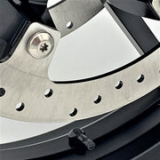 90 degree angled valve stem makes checking the tire pressure easy