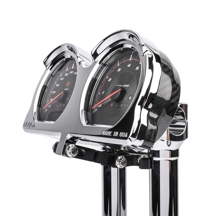 THRASHIN SUPPLY HOLESHOT RISER GAUGE RELOCATION BRACKET