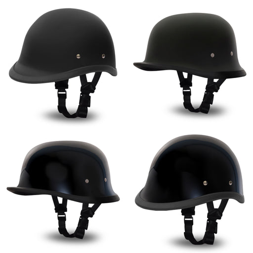 generic motorcycle half helmets Classic Helmet | Gloss Black DOT ECE Certified Retro and classic German style motorcycle helmet Z1R, Z1R Vagrant NC Helmet
