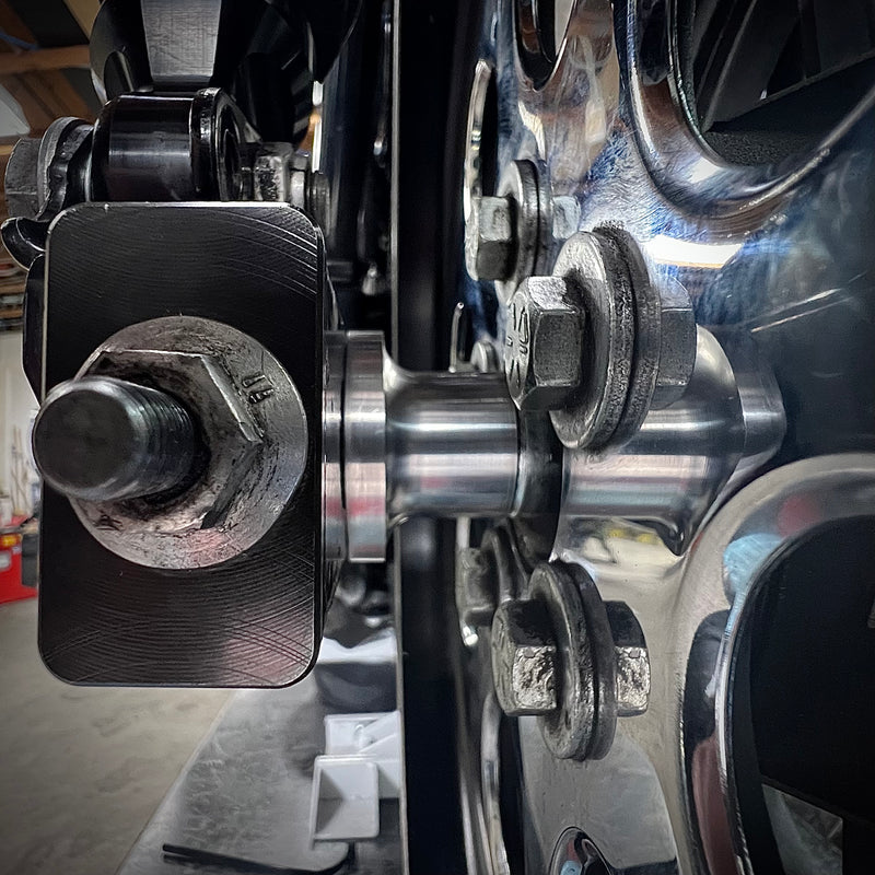 FXR upgraded rear left side axle spacer