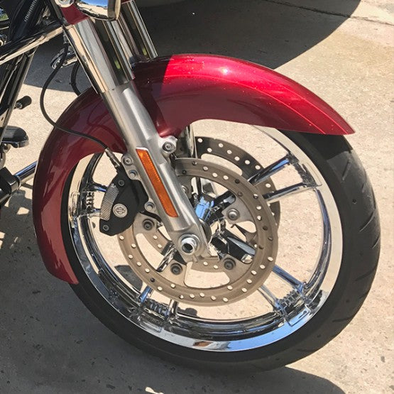 KLOCKWERKS TIRE HUGGER FRONT FENDER FIT KIT FOR H-D 14+ TOURING MODELS