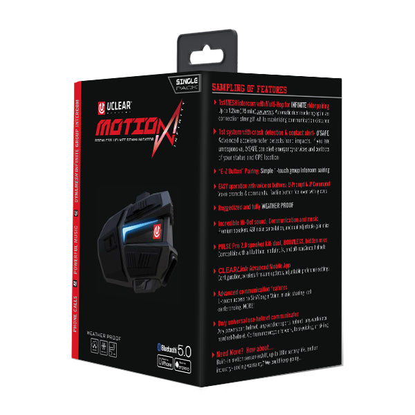 UCLEAR MOTION INFINITY BLUETOOTH HELMET AUDIO KIT