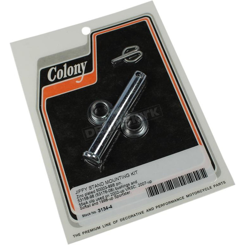 KICKSTAND PIN KIT (DYNA,SOFTAIL,SPORTSTER)