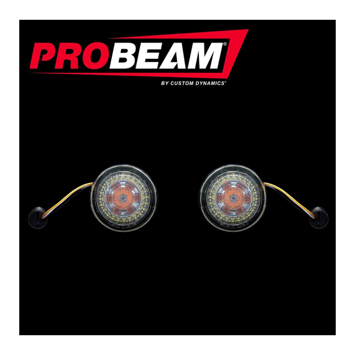 CUSTOM DYNAMICS AMBER/WHITE TURN SIGNAL INSERTS