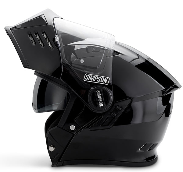 bike bandit helmet Simpson Mod Bandit Gloss Black XL Motorcycle Helmets