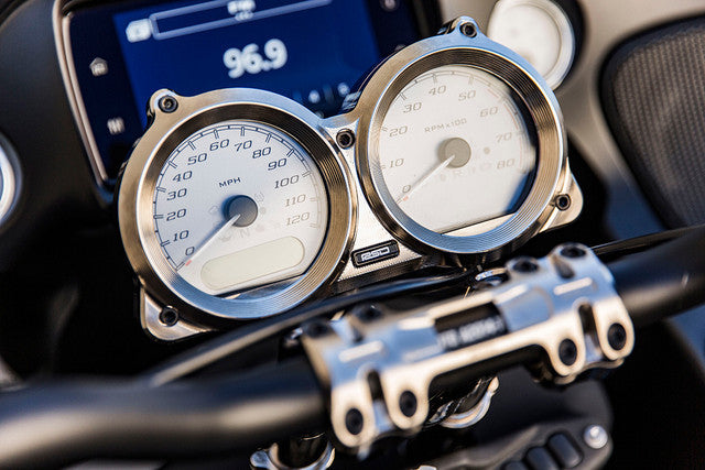 ROLAND SANDS SECTOR GAUGE RELOCATION KIT FOR HARLEY-DAVIDSON ROAD GLIDE