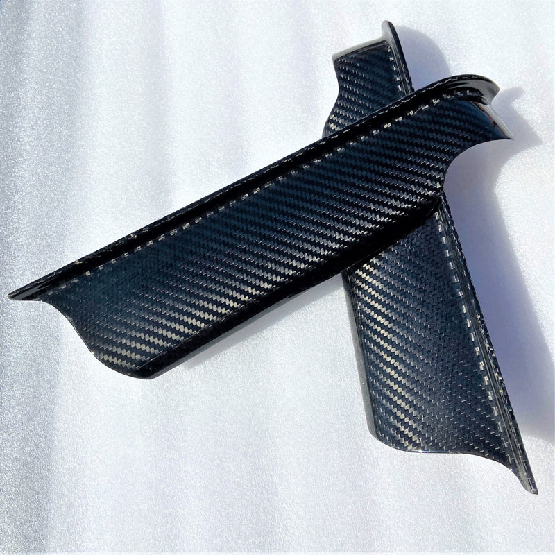 GEEZER ENGINEERING CARBON FIBER REAR FENDER SIDE FILLER FOR 2008 & EARLIER TOURING MODELS