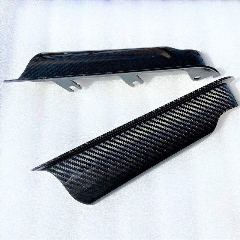 GEEZER ENGINEERING CARBON FIBER REAR FENDER SIDE FILLER FOR 2008 & EARLIER TOURING MODELS