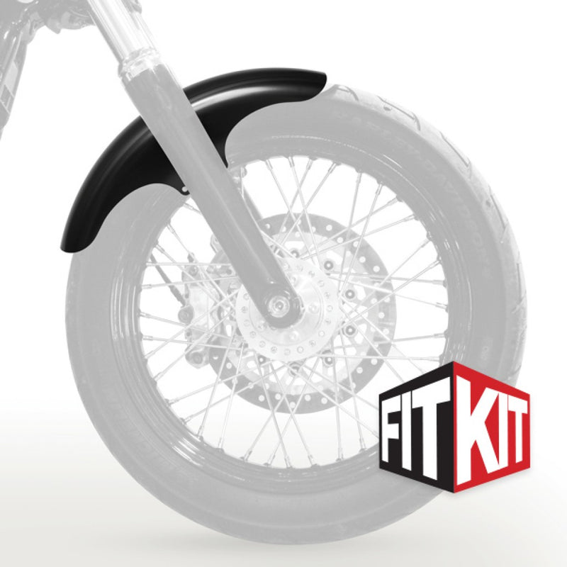 KLOCKWERKS 19" FRONT FENDER FIT KITS FOR H-D 06-17 DYNAS & 2018 SOFTAIL STREET BOB