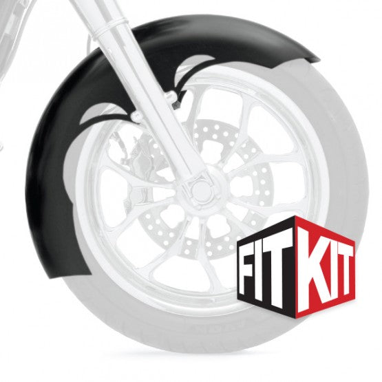 KLOCKWERKS TIRE HUGGER FRONT FENDER FIT KIT FOR H-D 14+ TOURING MODELS