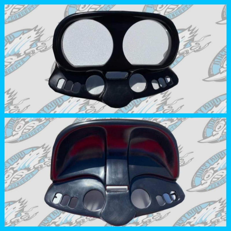 DIRTY BIRD CUSTOM'S GAUGE BEZEL ADAPTER COVER FOR T-BARS 15'+ ROAD GLIDE MODELS
